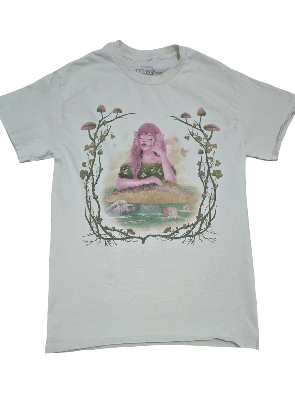 Melanie Martinez The Trilogy Tour Fairy Graphic Ivory T Shirt Small
